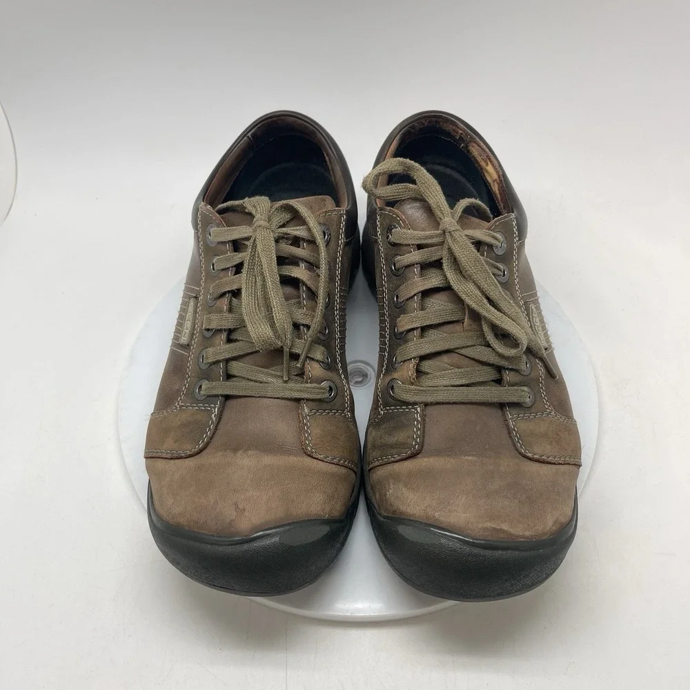 Keen Austin Leather Oxfords Mens 11.5 Brown‎ Outdoors Hiking Shoes 1019471